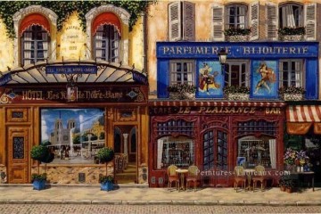  Boutique Tableaux - YXJ0089e impressionnisme Boutiques de la rue